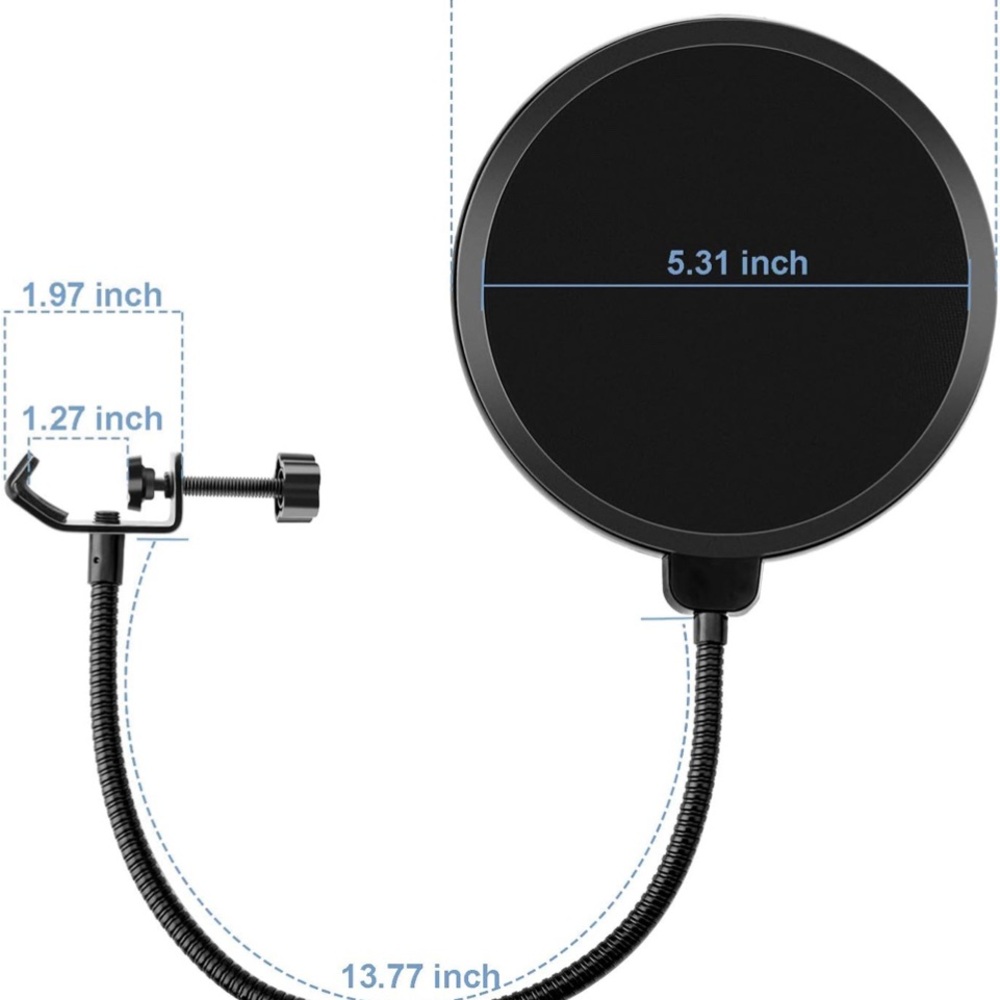 LILALIWA Microphone Pop Filter